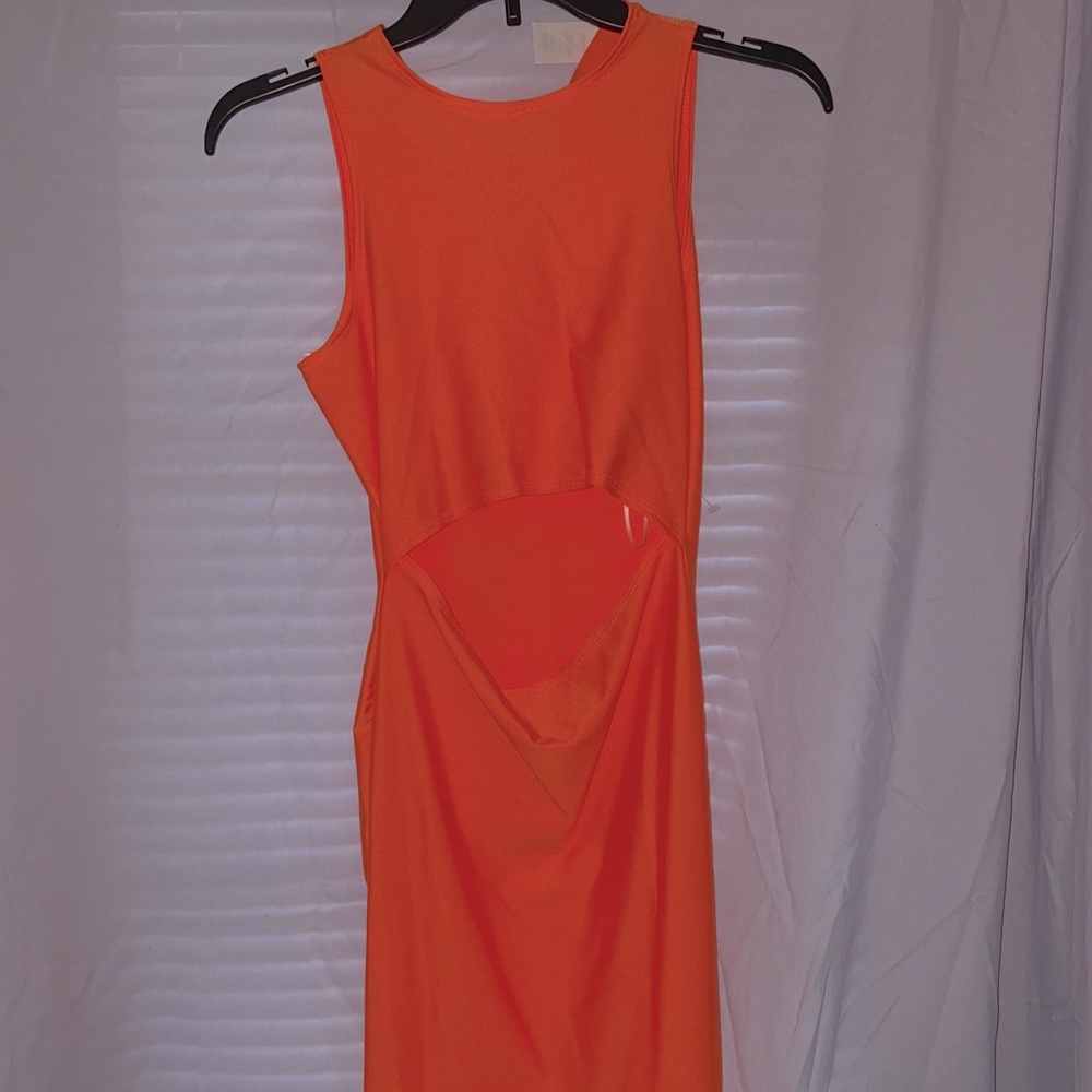 Neon Orange Dress